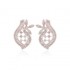 Beautifully Crafted Diamond Pendant Set with Matching Earrings in 18k gold with Certified Diamonds - PD1384P